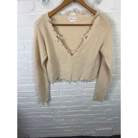 Lovers + Friends Women's Prospect Pullover Sweater Long Sleeve Size Large - Picture 2 of 6
